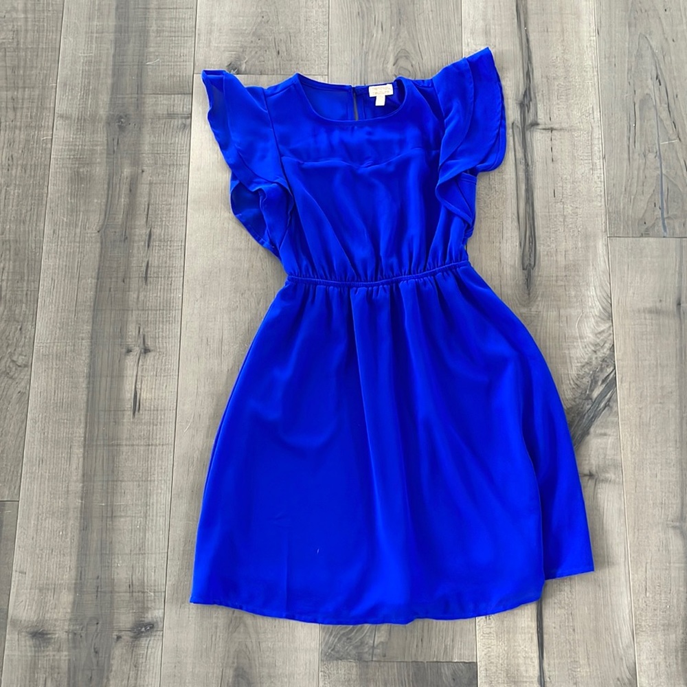 Nordstrom Kids Medium Monteau Couture blue dress